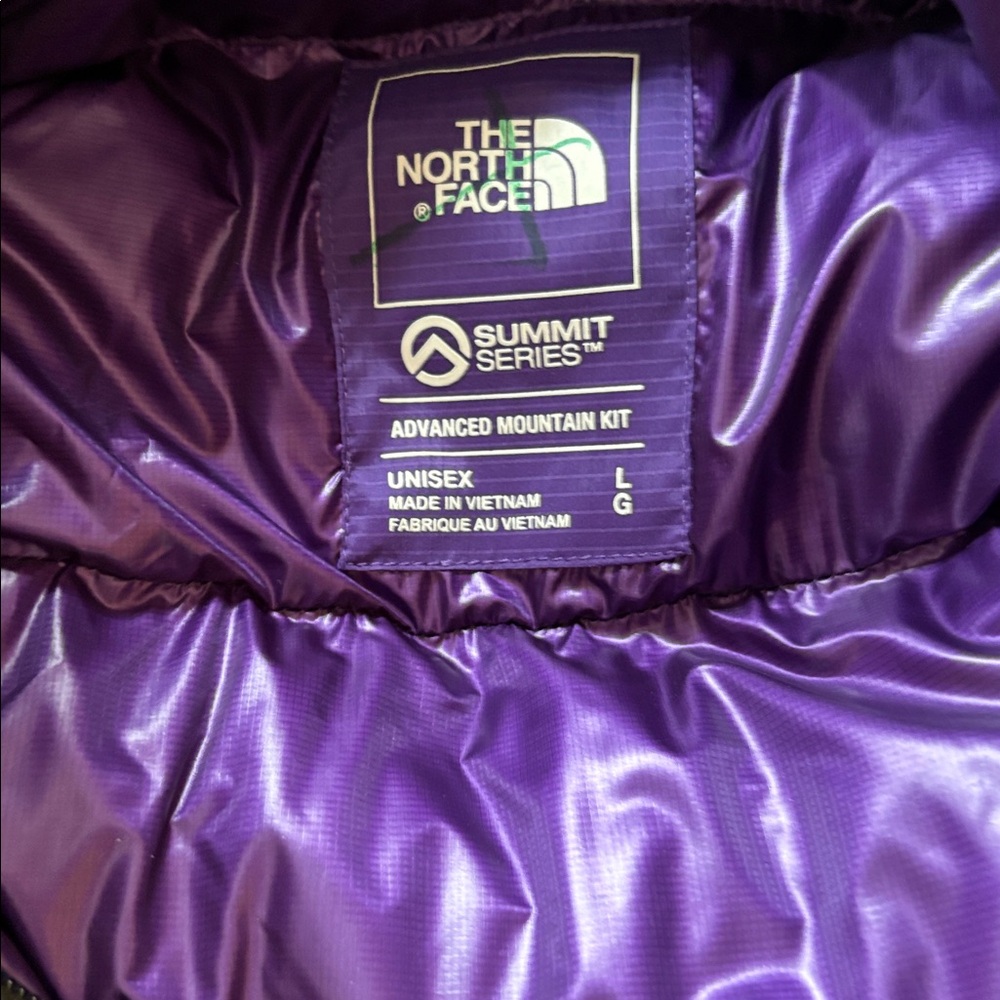 The North Face purple advanced mountain kit L6, unisex large. - Picture 5 of 5